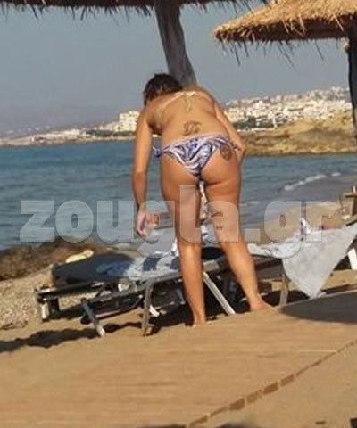 Η sexy Μελίνα Ασλανίδου σε παραλία των Χανίων! Χανιά Μελίνα Ασλανίδου 