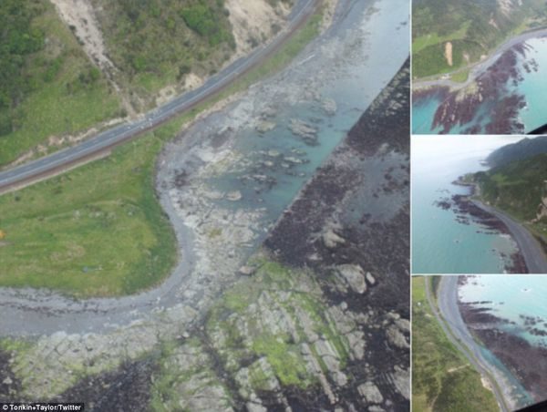 Απίστευτες εικόνες με τον πυθμένα στην Νέα Ζηλανδία! σεισμός Νέα Ζηλανδία 