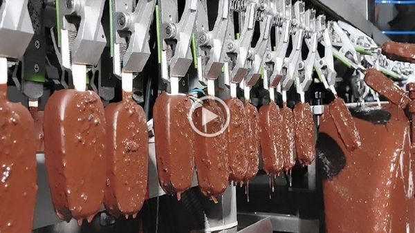 Πώς φτιάχνεται το βιομηχανοποιημένο παγωτό (βίντεο) παγωτό καλοκαίρι βιομηχανοποιημένο παγωτό 