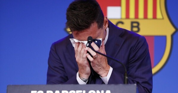 Συγκλονιστική στιγμή: Ο Μέσι έβαλε τα κλάματα πριν ξεκινήσει η συνέντευξη Τύπου (βίντεο)! ποδόσφαιρο Λιονέλ Μέσι  